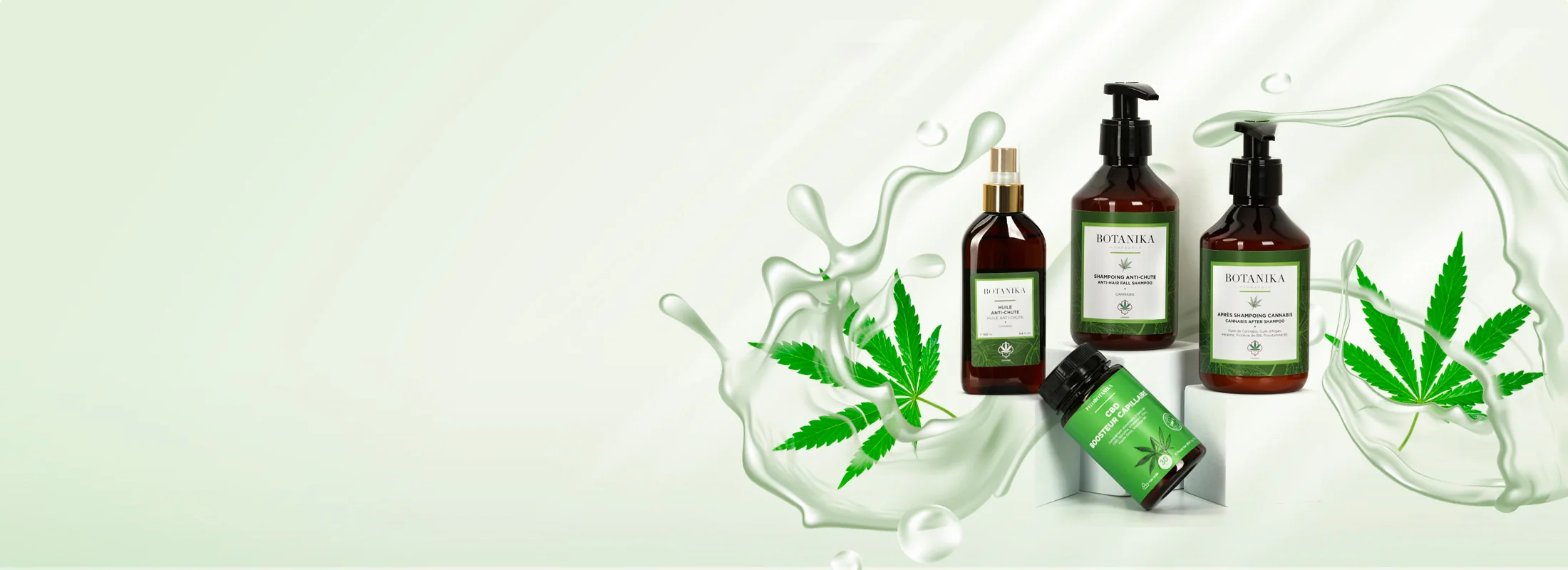 Gamme de soins CBD pour les cheveux