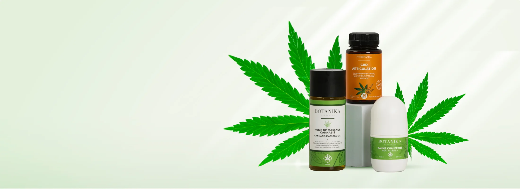 Gamme CBD consacrée au soulagement et à la récupération